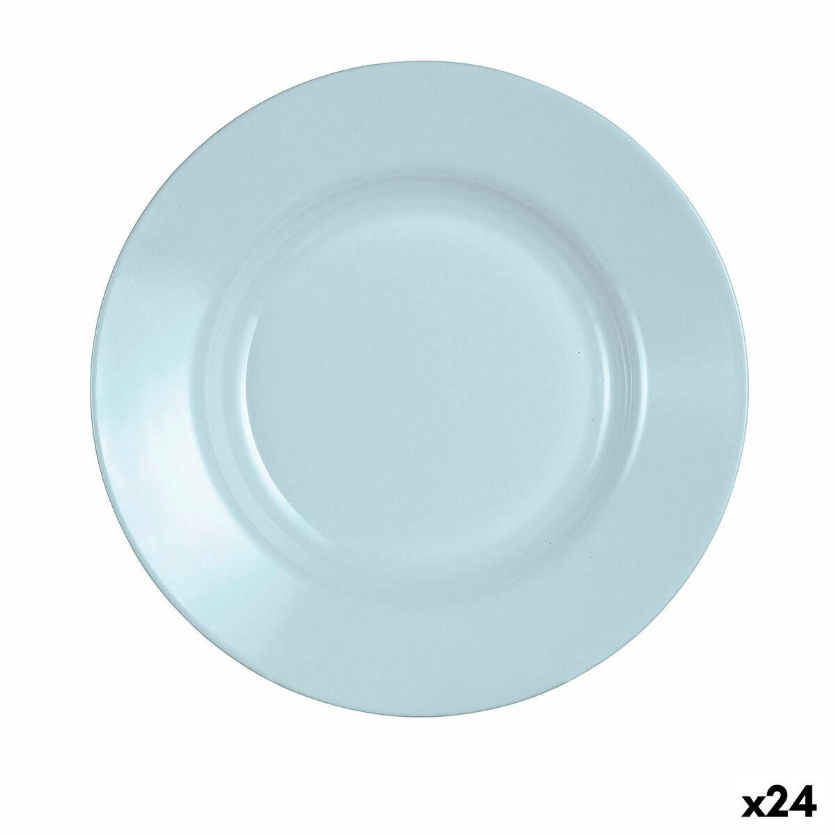 Plato Hondo Luminarc Plumi Paradise Azu Azul Vidrio Ø 22 cm (24 Unidades)