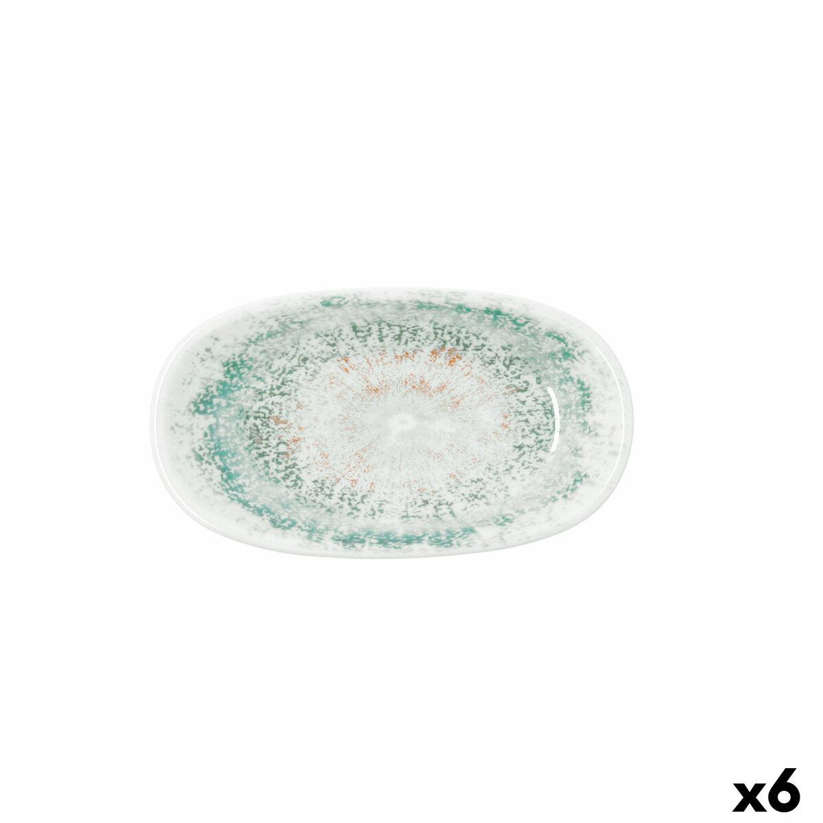 Bandeja de Aperitivos Bidasoa Kai Hydrozero Blanco 19 x 11 cm (6 Unidades)