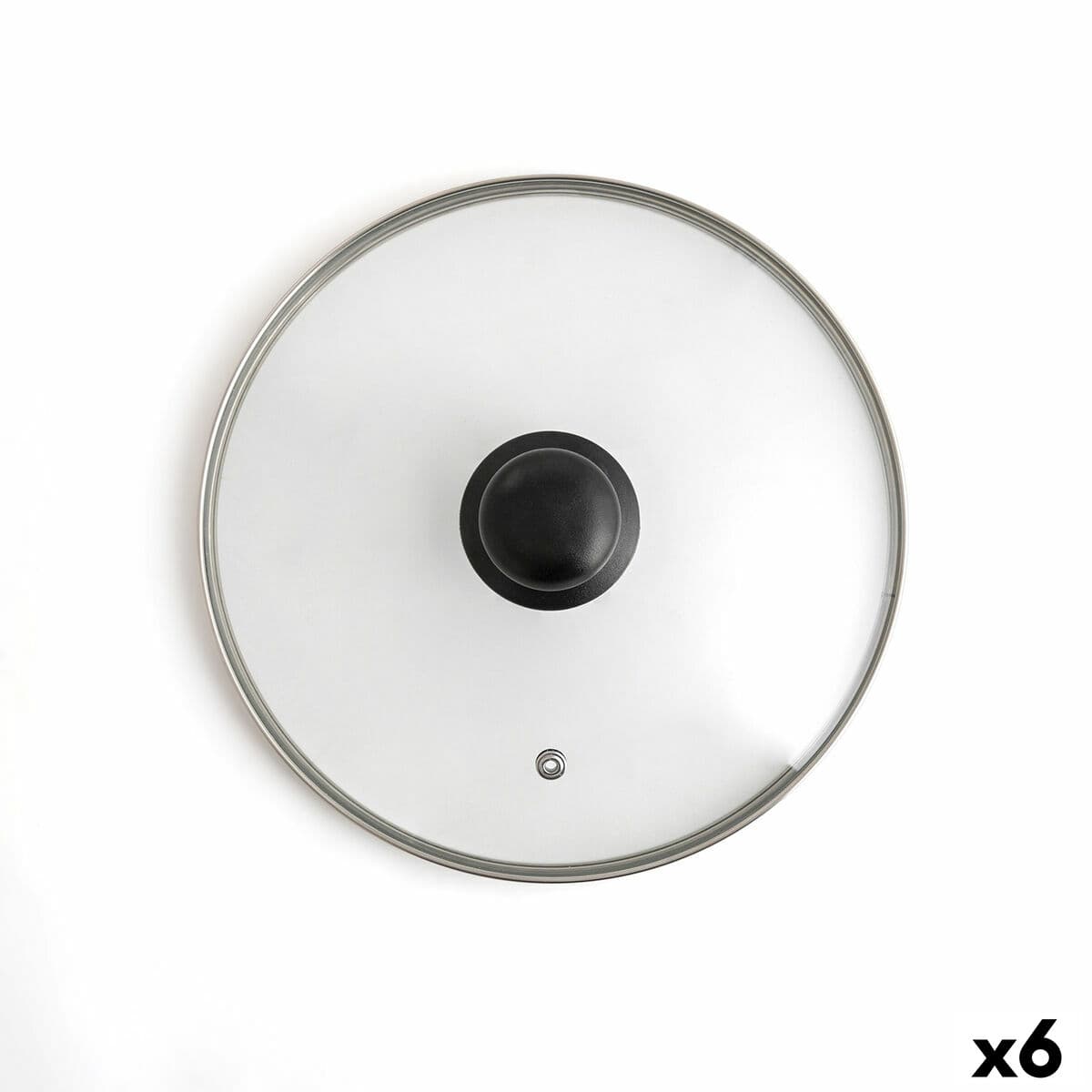 Tapa para Olla Quid Renova Transparente Vidrio Ø 26 cm (6 Unidades)