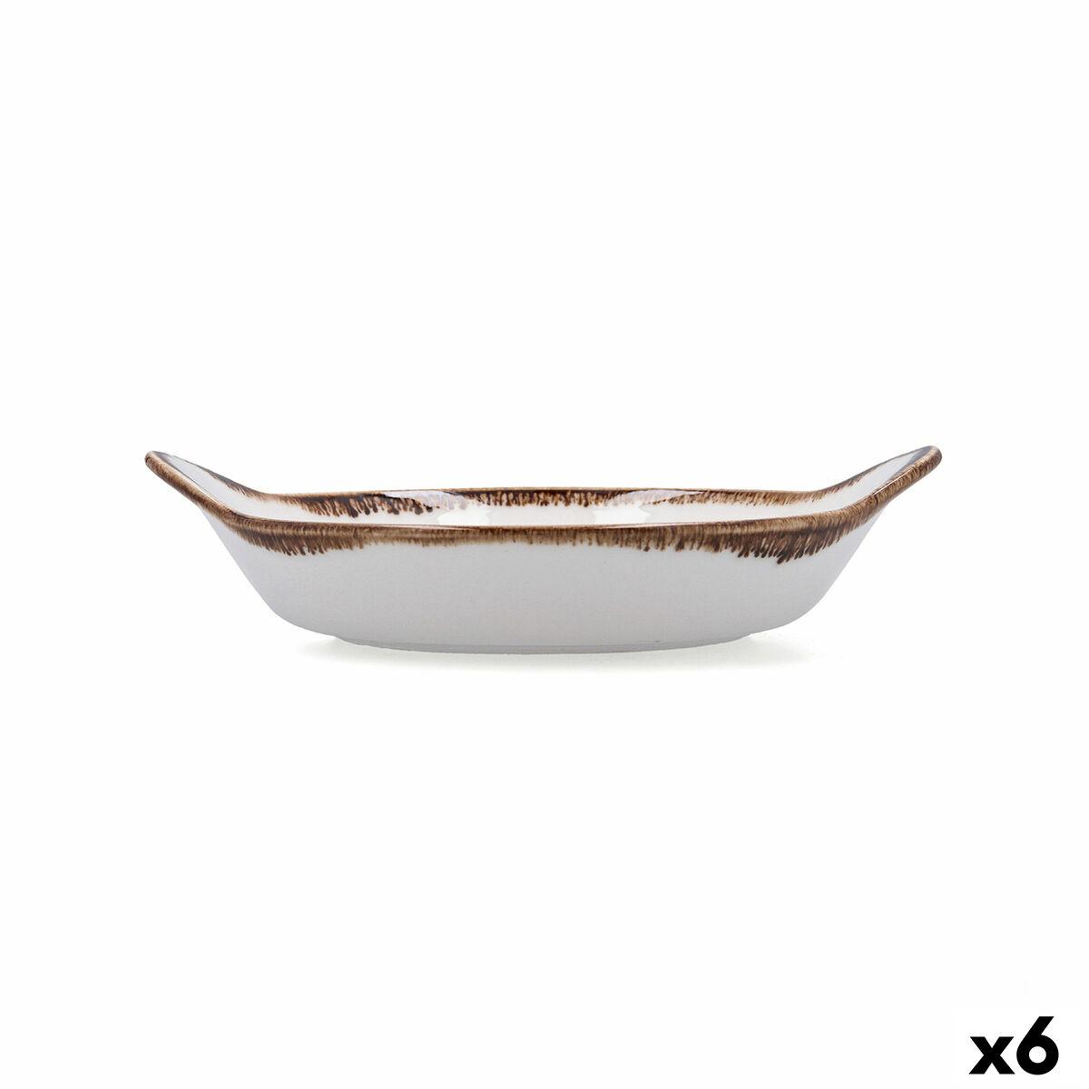 Bandeja de Aperitivos Bidasoa Orion Hydrozero Blanco Ø 19 cm (6 Unidades)