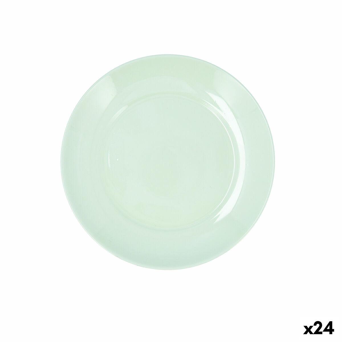 Plato de Postre Luminarc Apy Paradise Verde Vidrio Ø 18 cm (24 Unidades)