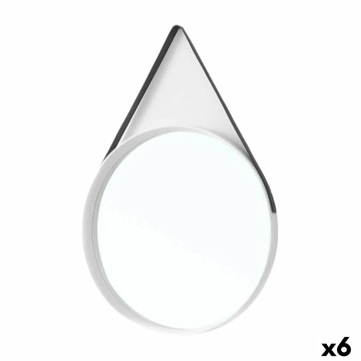Espejo de pared Gift Decor Blanco 51 x 4,5 x 76 cm (6 Unidades)