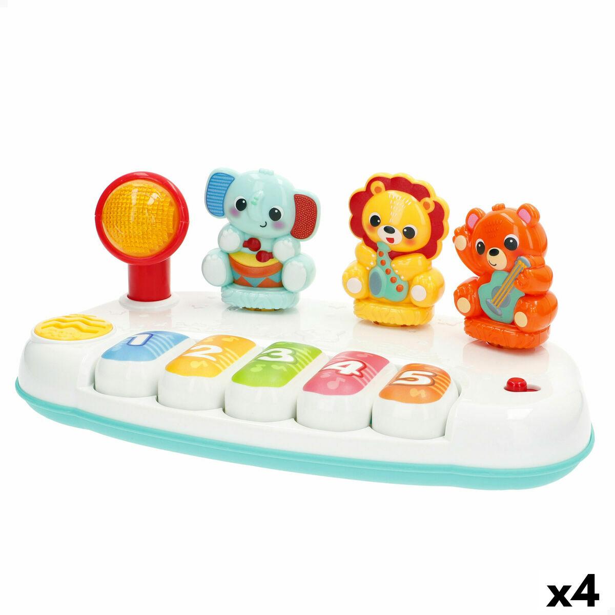 Piano de juguete Winfun 26 x 11 x 15 cm (4 Unidades)