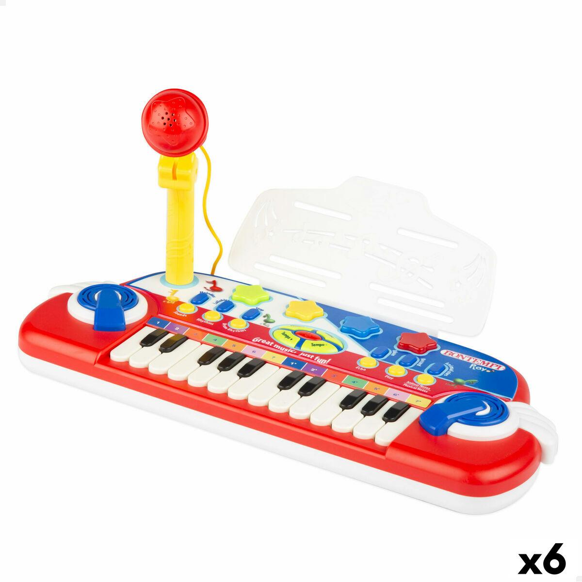 Piano Electrónico Bontempi 38 x 18 x 17 cm (6 Unidades)
