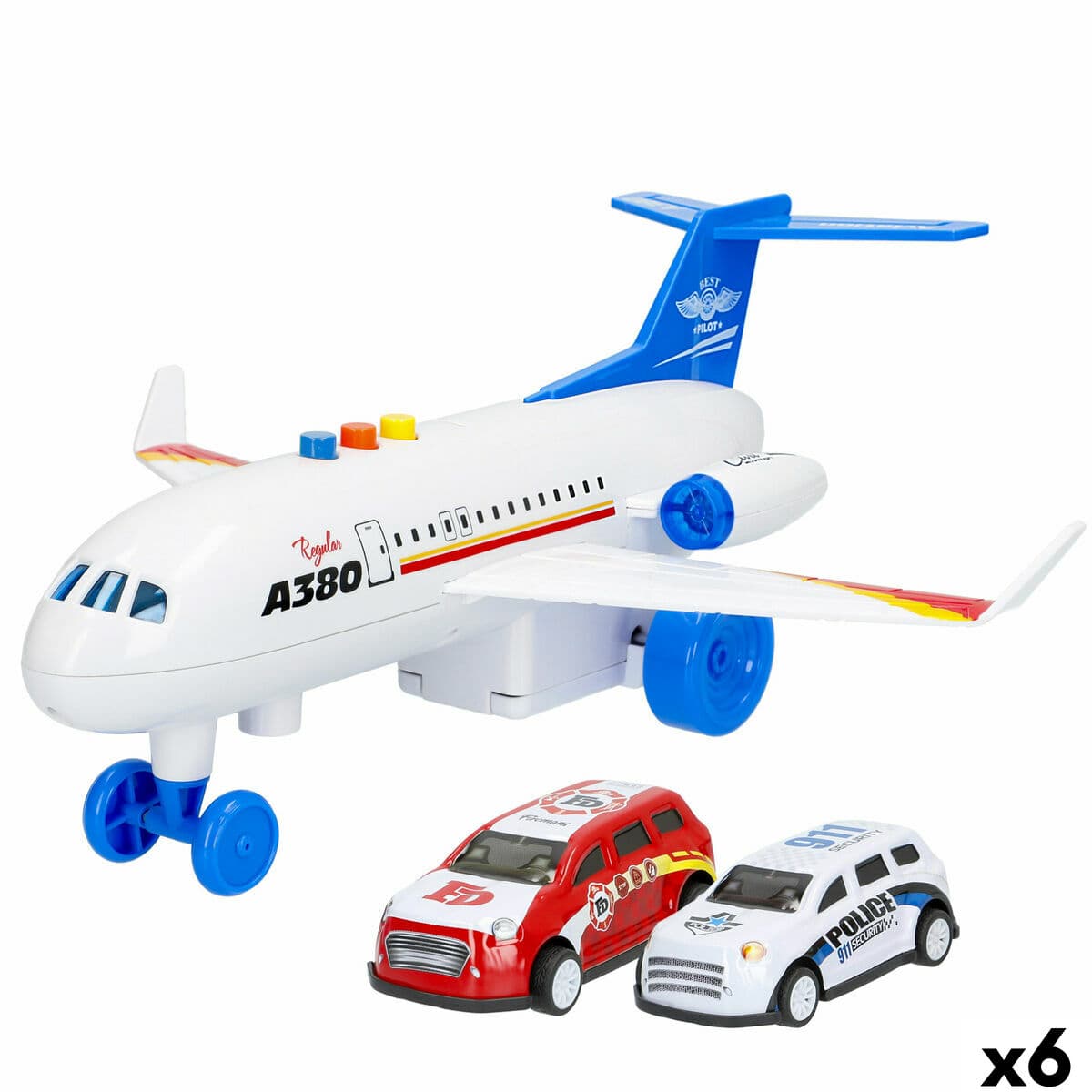 Avión 28 x 10 x 26 cm (6 Unidades)
