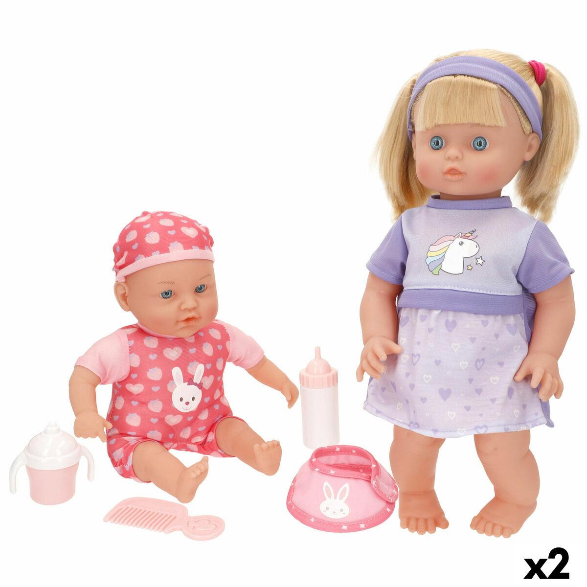 Set Muñecas Colorbaby 17 X 42 X 11 CM 2 Unidades
