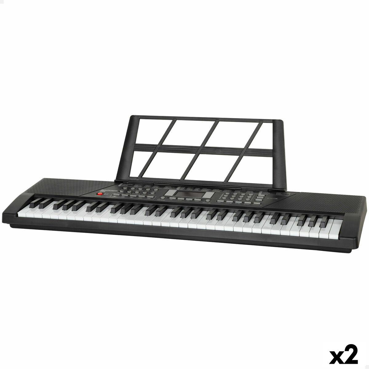 Piano Electrónico Bontempi 75 x 20 x 22 cm (2 Unidades)