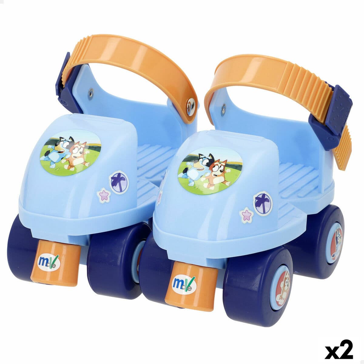 Patines Bluey 32-36 Azul (2 Unidades)