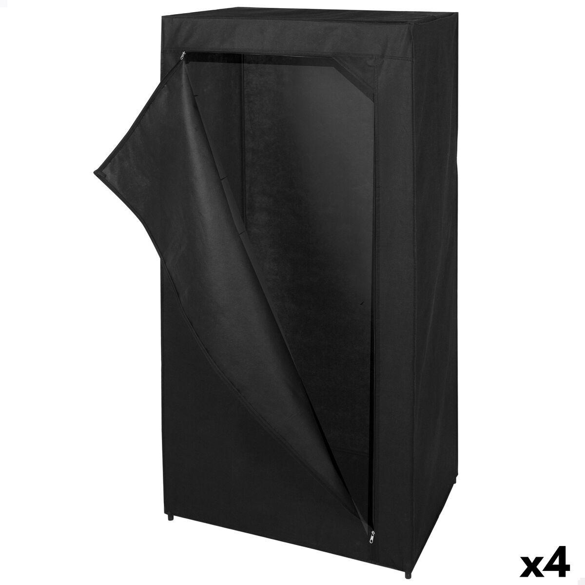 Organizador de Ropa y Zapatos Max Home Negro 70 X 148 X 46 CM 4 Unidades