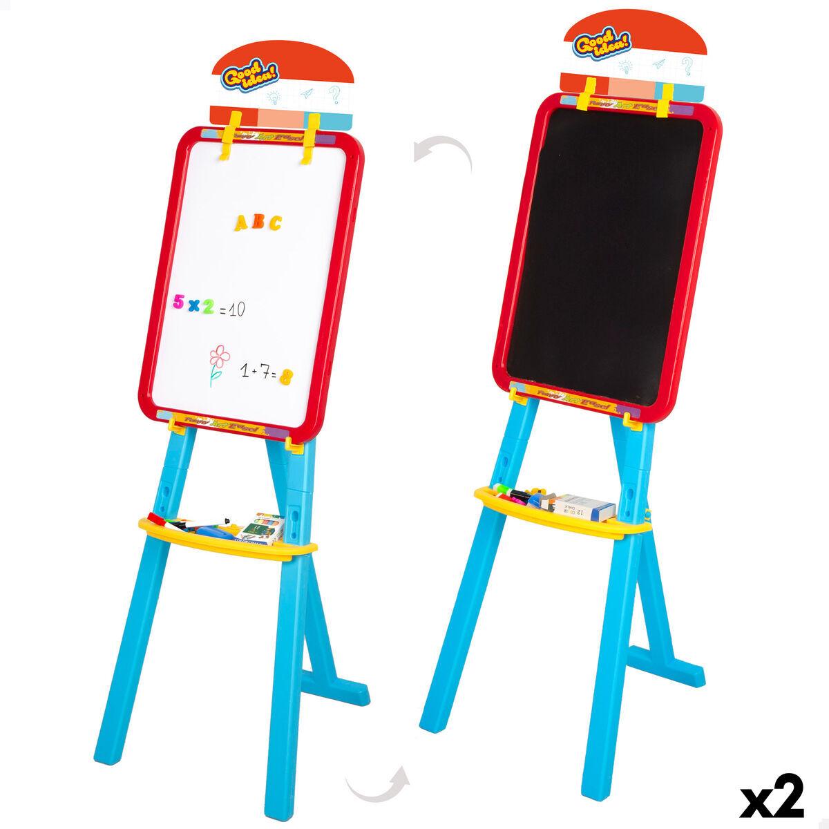Pizarra de Doble Cara Colorbaby 36 x 115 x 42 cm 2 Unidades