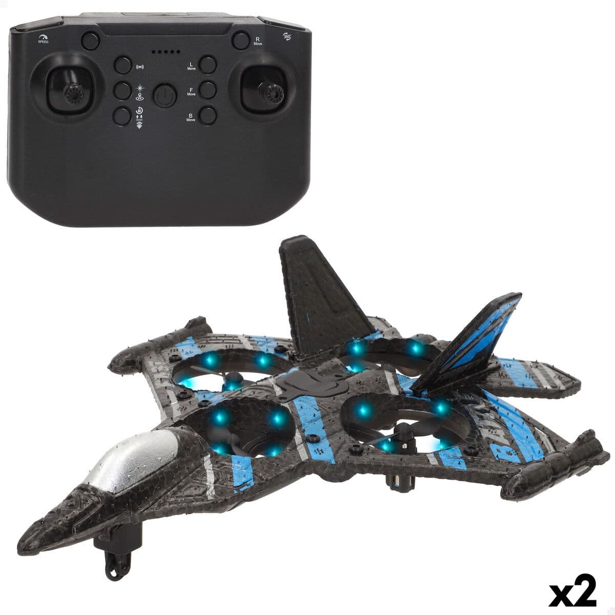 Avión Radio Control Speed & Go 2 Unidades