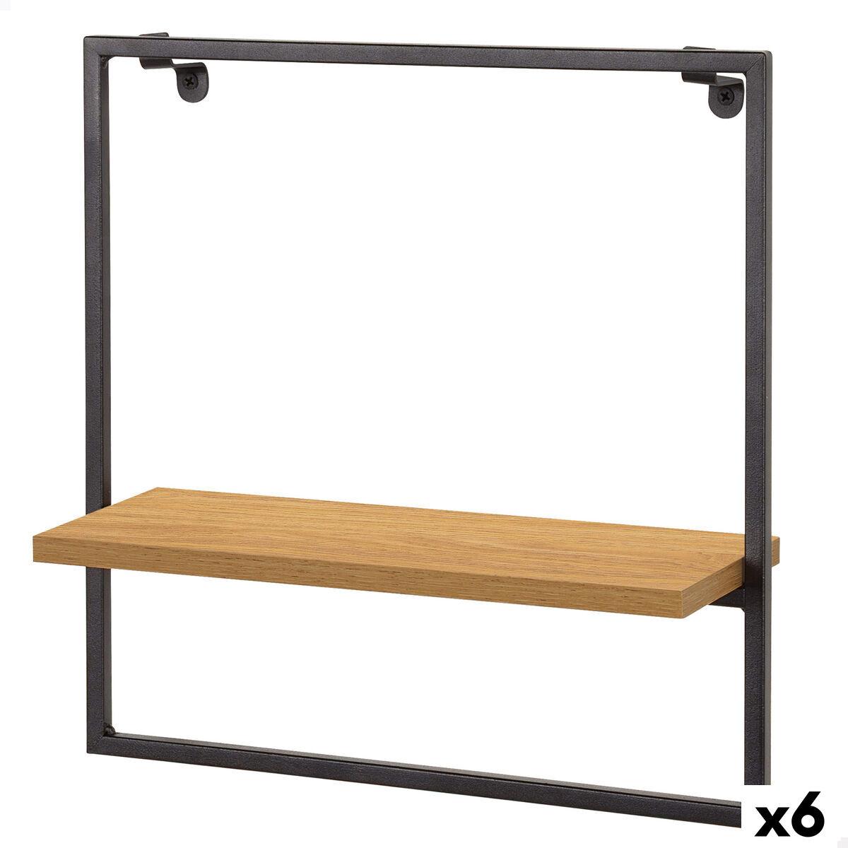 Estante Max Home Hierro Madera MDF 35 x 35 x 12 cm (6 Unidades)