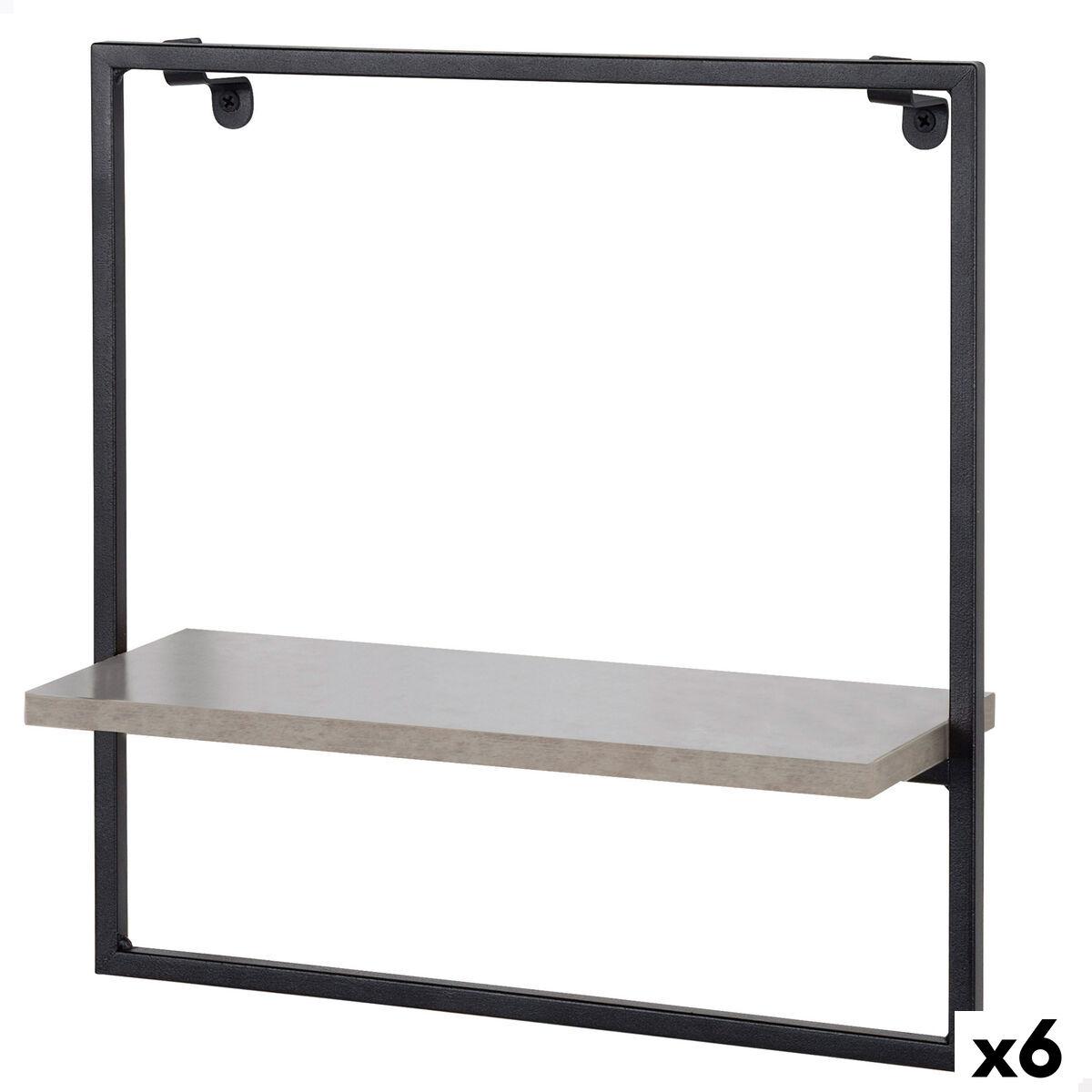 Estante Max Home Hierro Madera MDF 35 x 35 x 12 cm (6 Unidades)