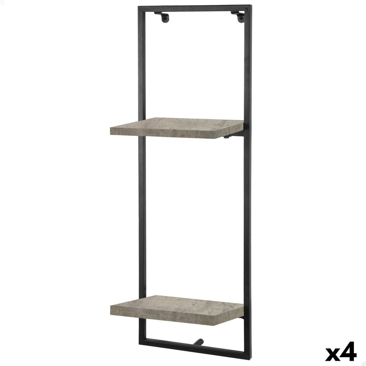 Estantería Max Home Hierro Madera MDF 25 X 75 X 20 CM (4 Unidades)