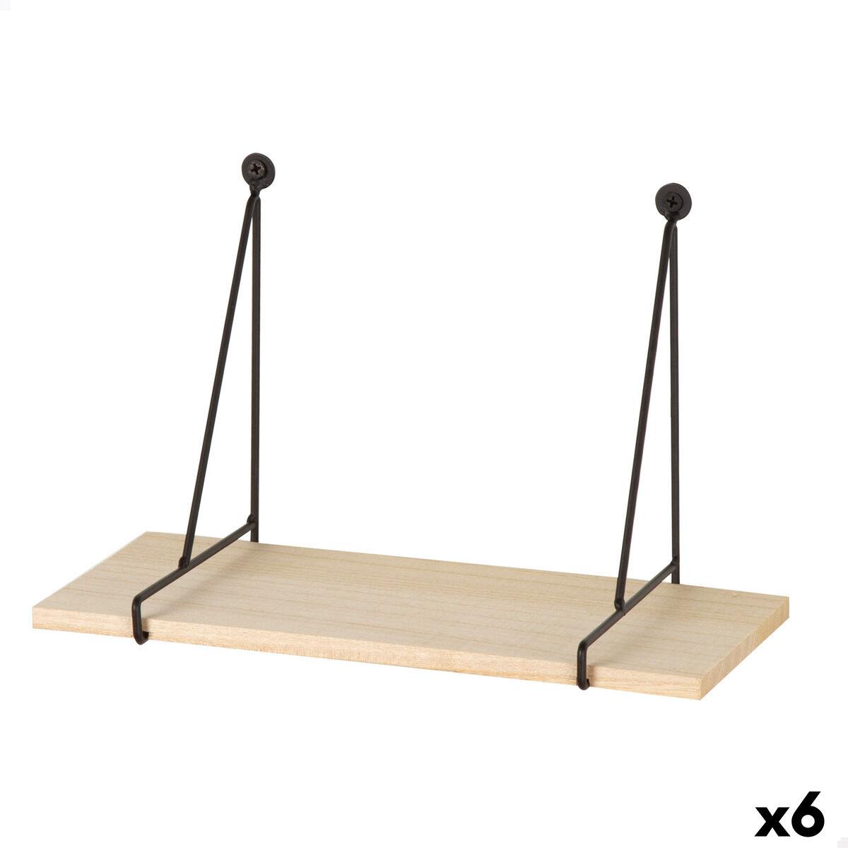 Estante Max Home Hierro Madera MDF 30 X 20 X 14,5 CM (6 Unidades)