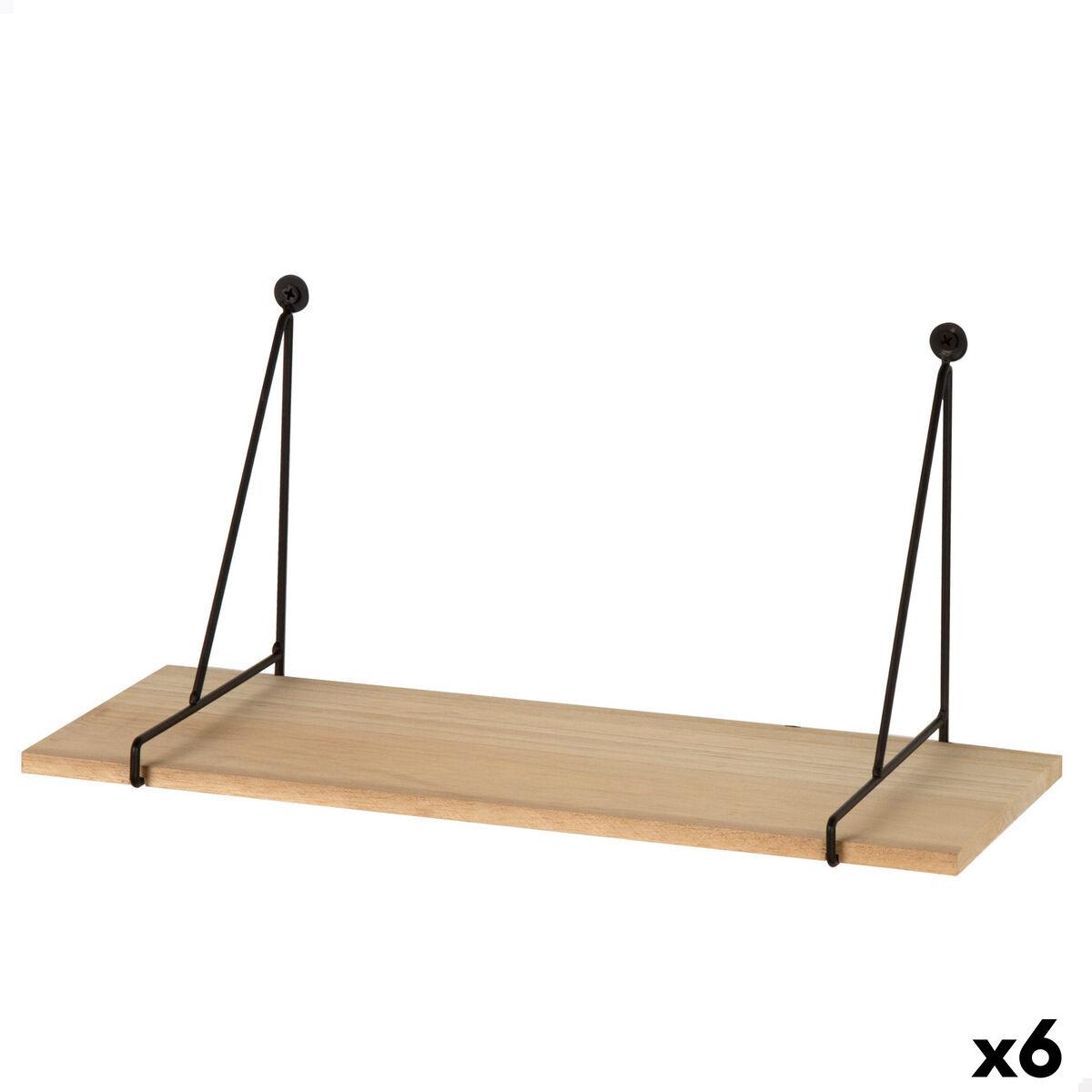 Estante Max Home Hierro Madera MDF 40 X 20 X 14,5 CM (6 Unidades)