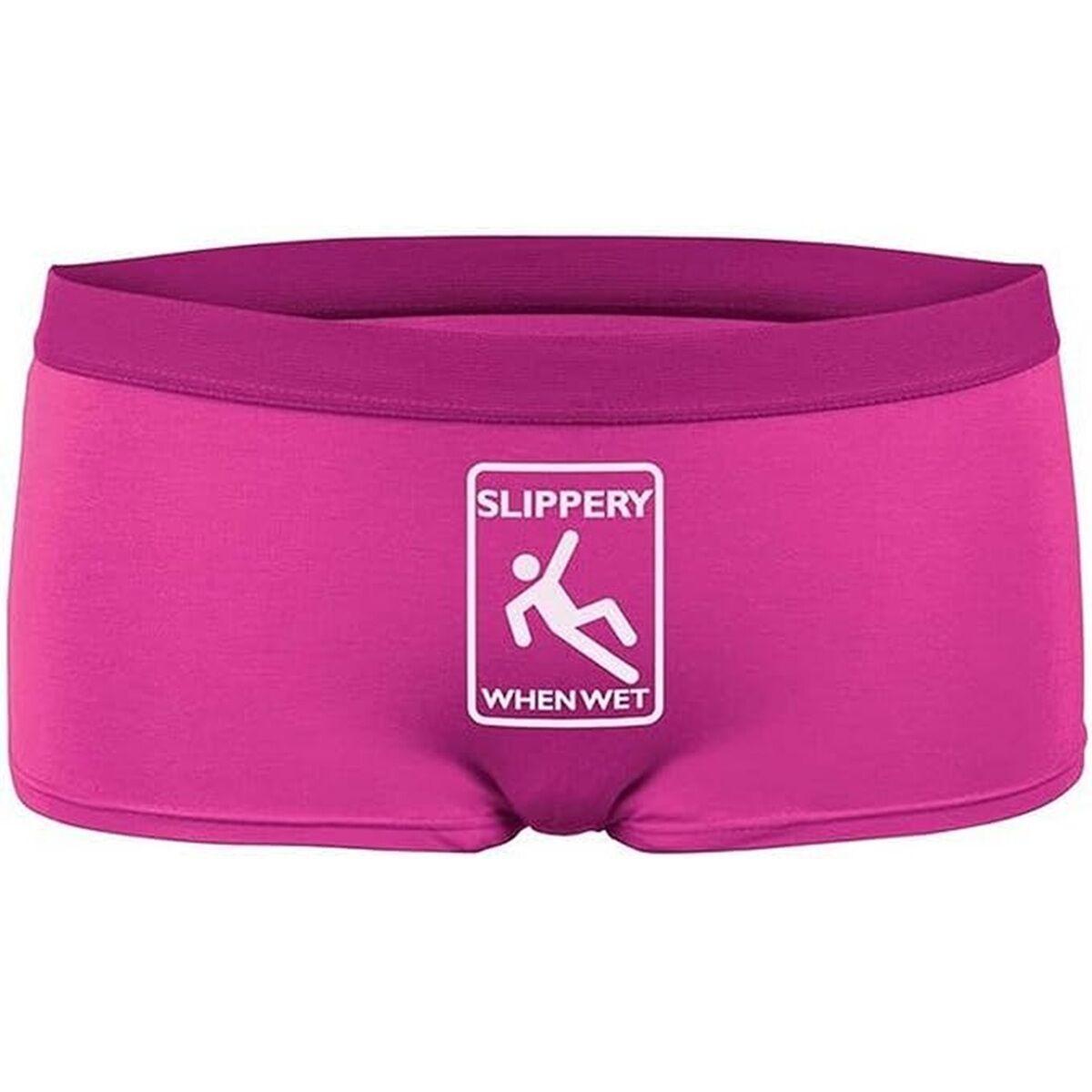 Bragas Funny Hipsters Ladies Rosa Talla única