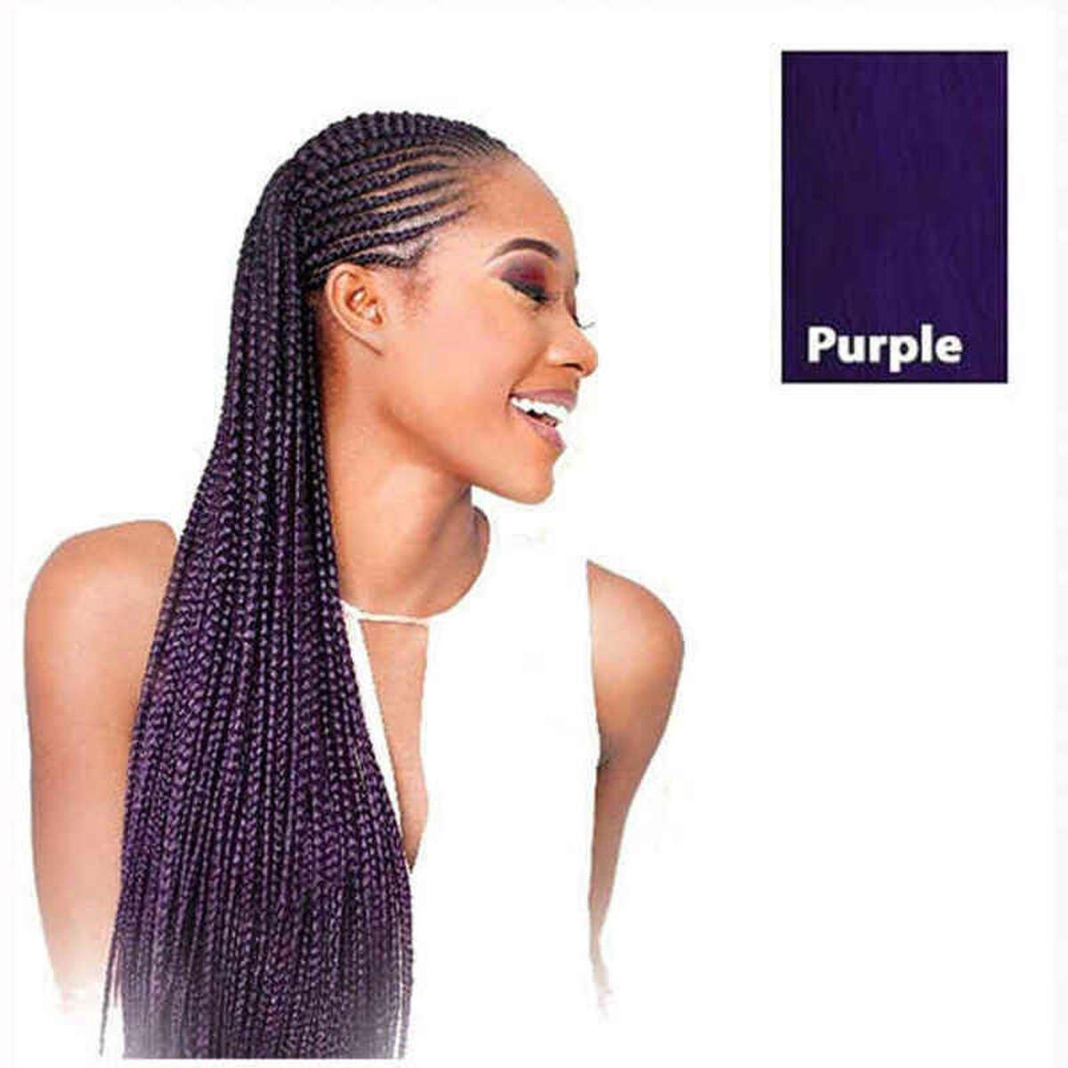 Extensiones para el Pelo X-Pression 208,28 cm Morado pelo sintetico