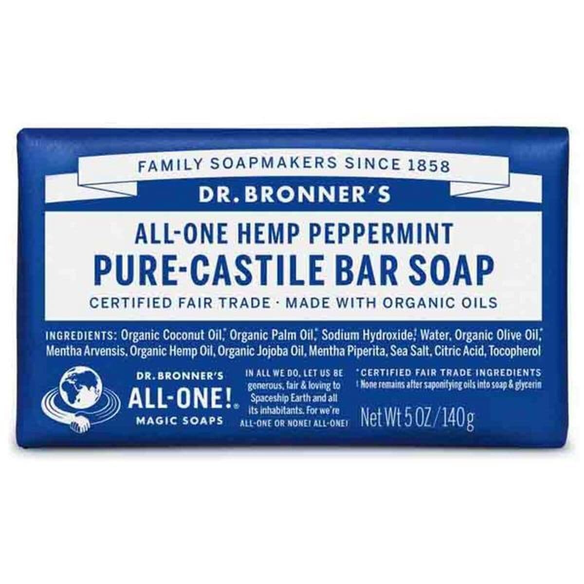 Jabón de Manos Dr Bronner's All One Hemp Peppermint 140 g