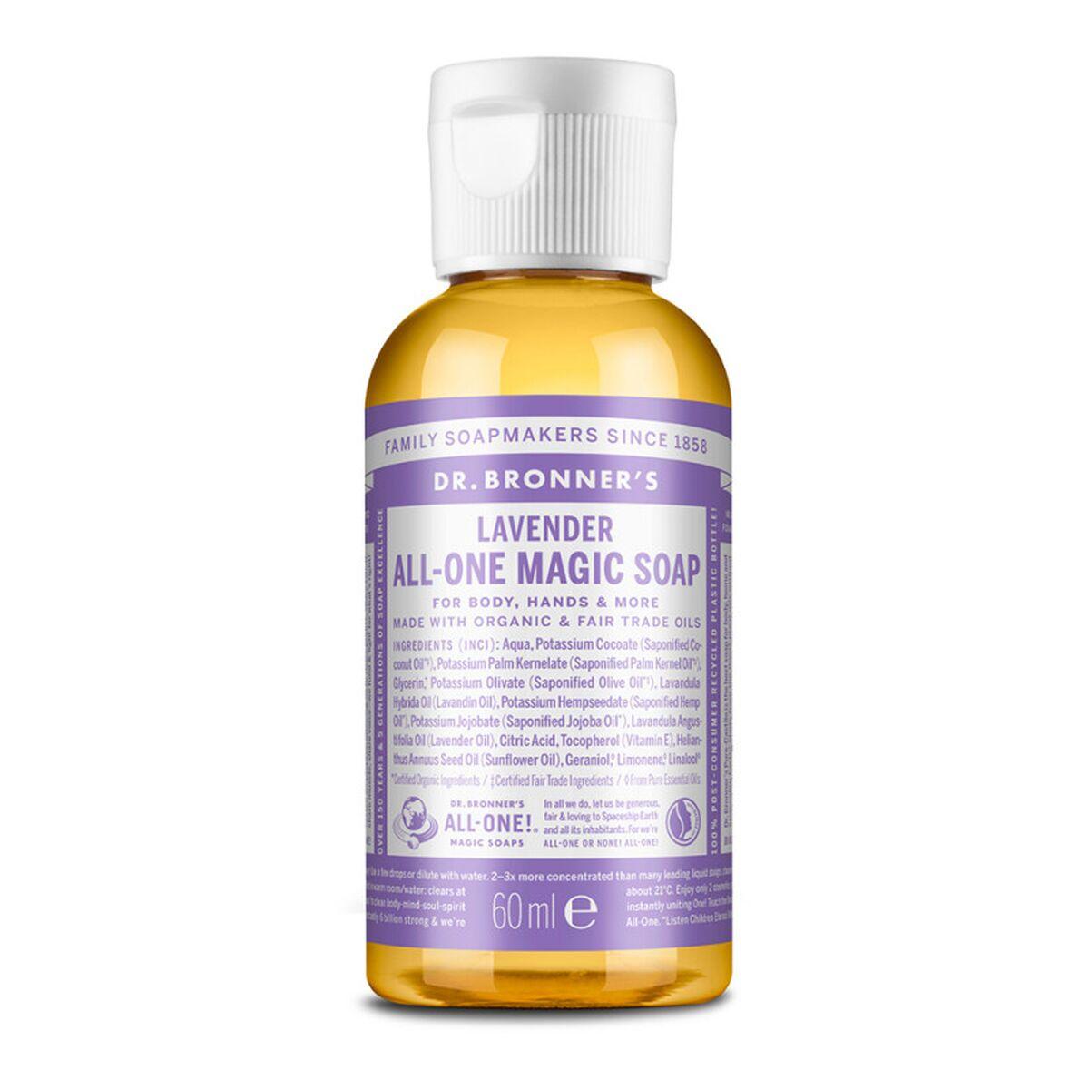 Jabón Líquido Dr Bronner's 60 ml Lavanda