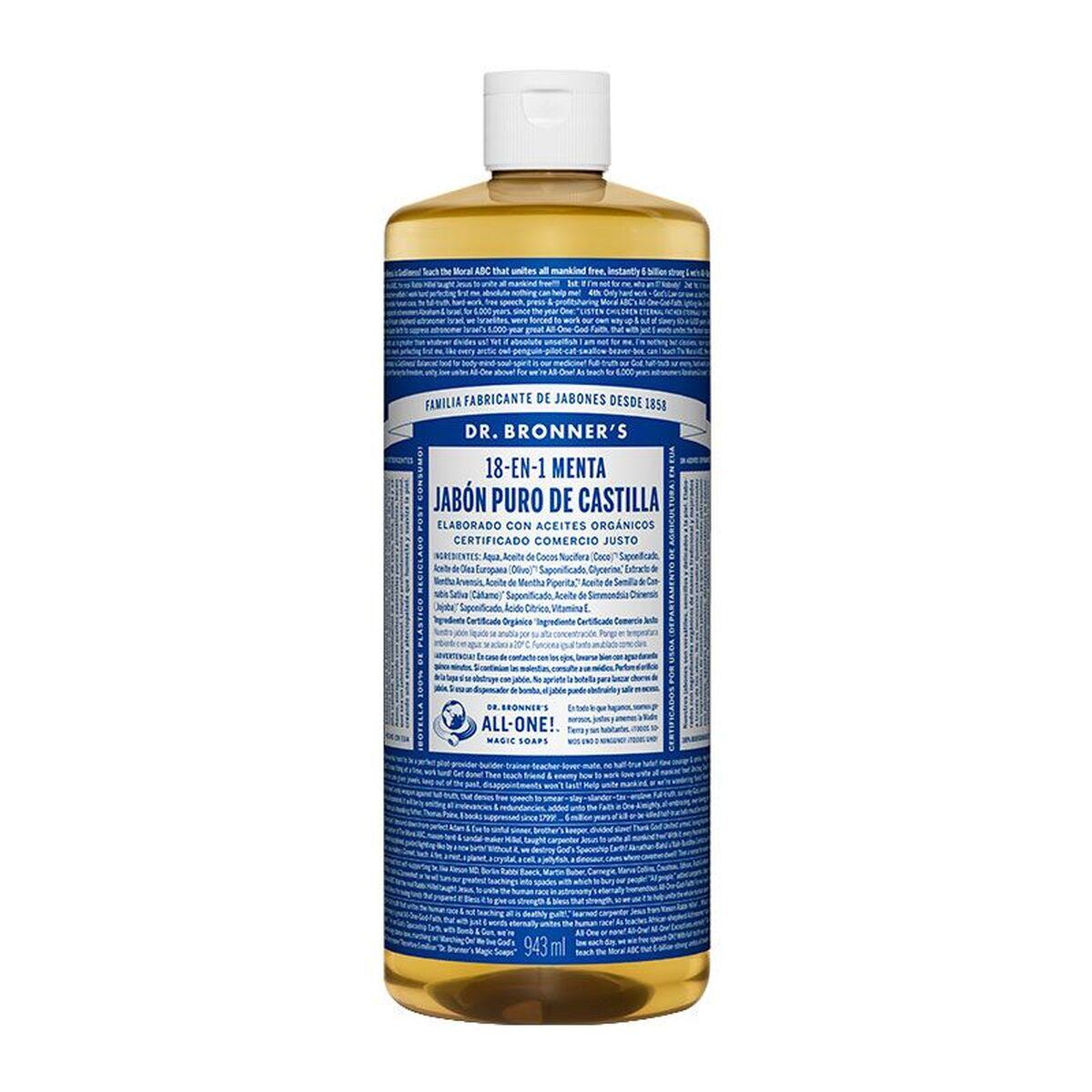 Jabón Líquido Dr Bronner's 945 ml Menta