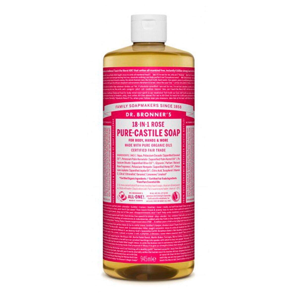 Jabón Líquido Dr Bronner's 945 ml Rosas