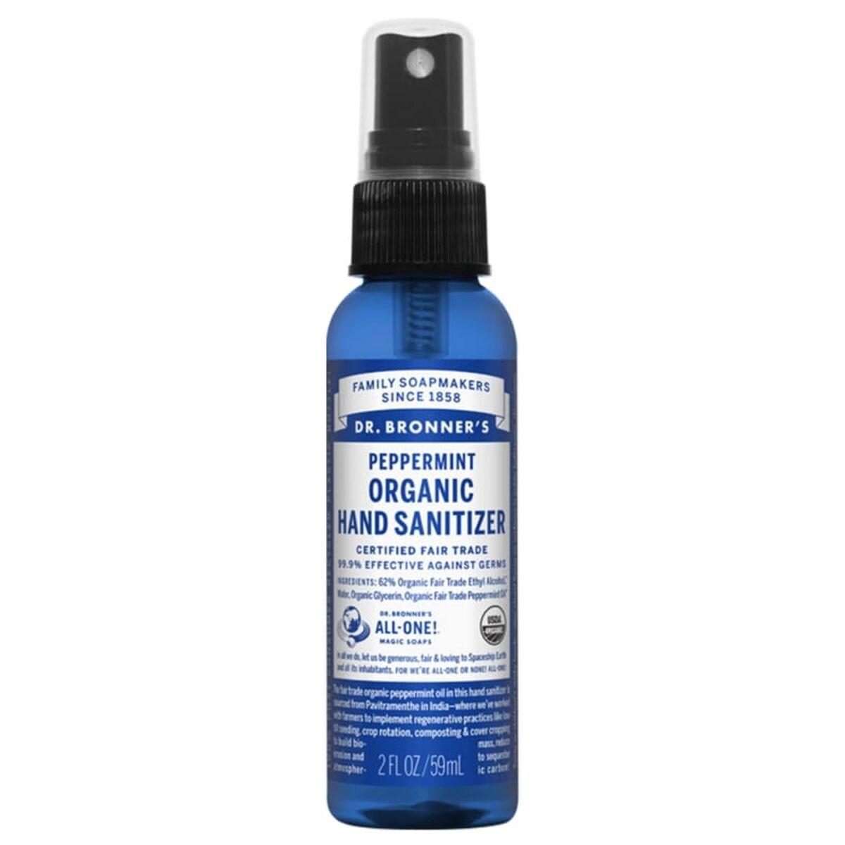 Loción Higienizante de Manos Dr Bronner's Peppermint 60 ml