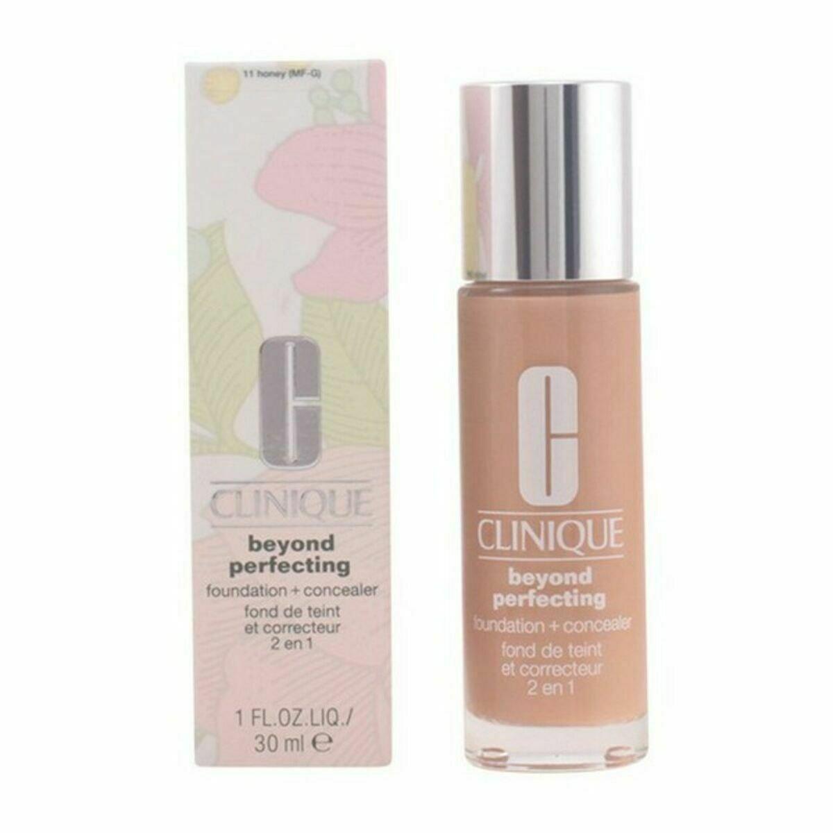 Base de Maquillaje Fluida Clinique Beyond Perfecting 11-Honey Nº 11-Honey 30 ml Corrector Facial