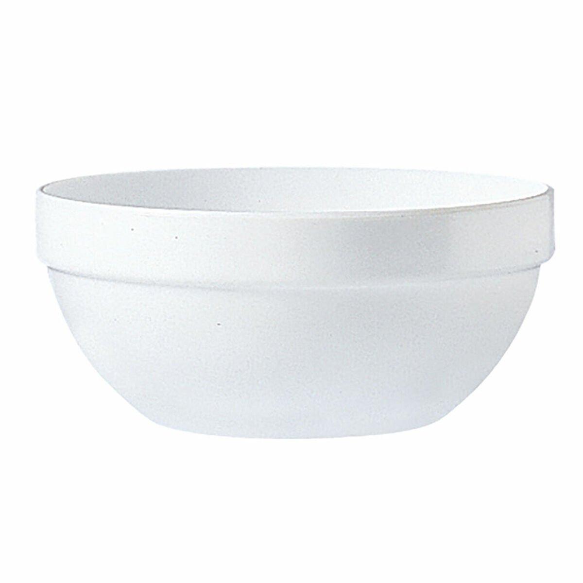 Ensaladera Arcoroc 43319 Blanco Vidrio 6 Piezas