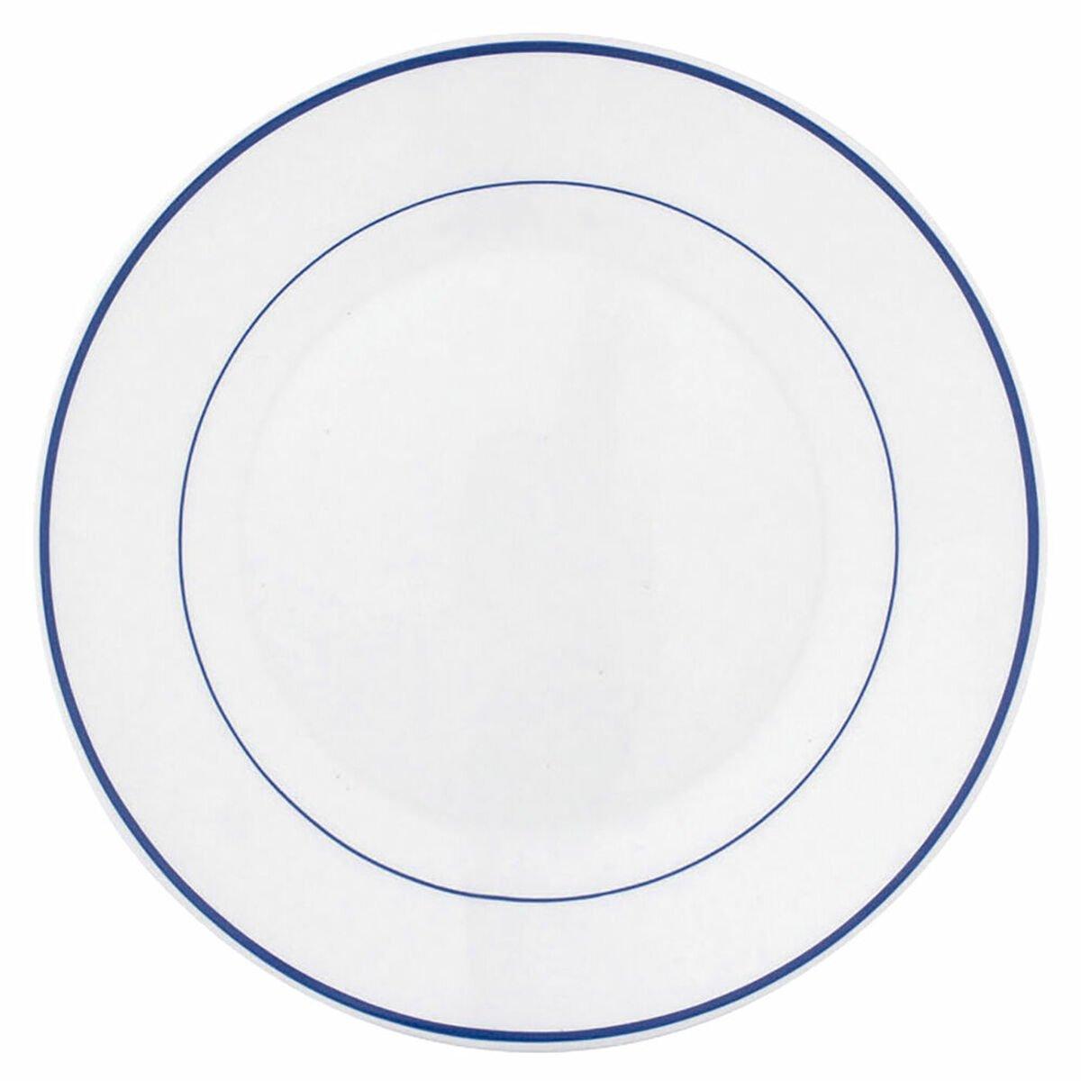 Set de Platos Arcoroc Restaurant Bicolor Vidrio (Ø 23 cm) (6 uds)