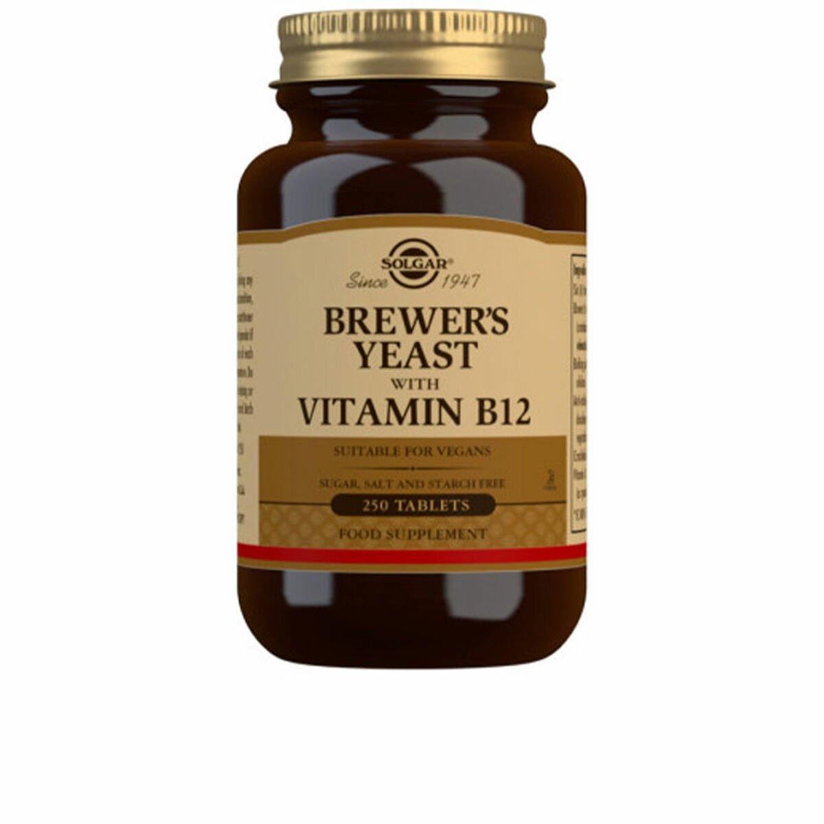 Levadura de Cerveza con Vitamina B12 Solgar E400 250 Unidades