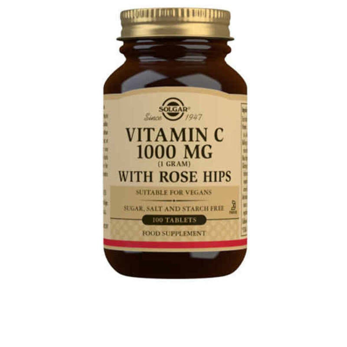 Rose Hips + Vitamina C Solgar E2400 100 Unidades