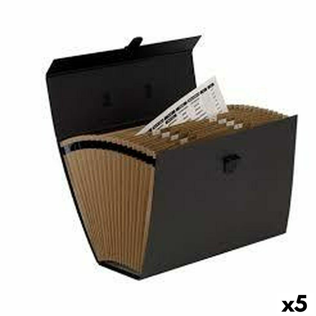 Carpeta Clasificadora Fellowes Acordeón Negro (25 x 36,2 x 12,4 cm)
