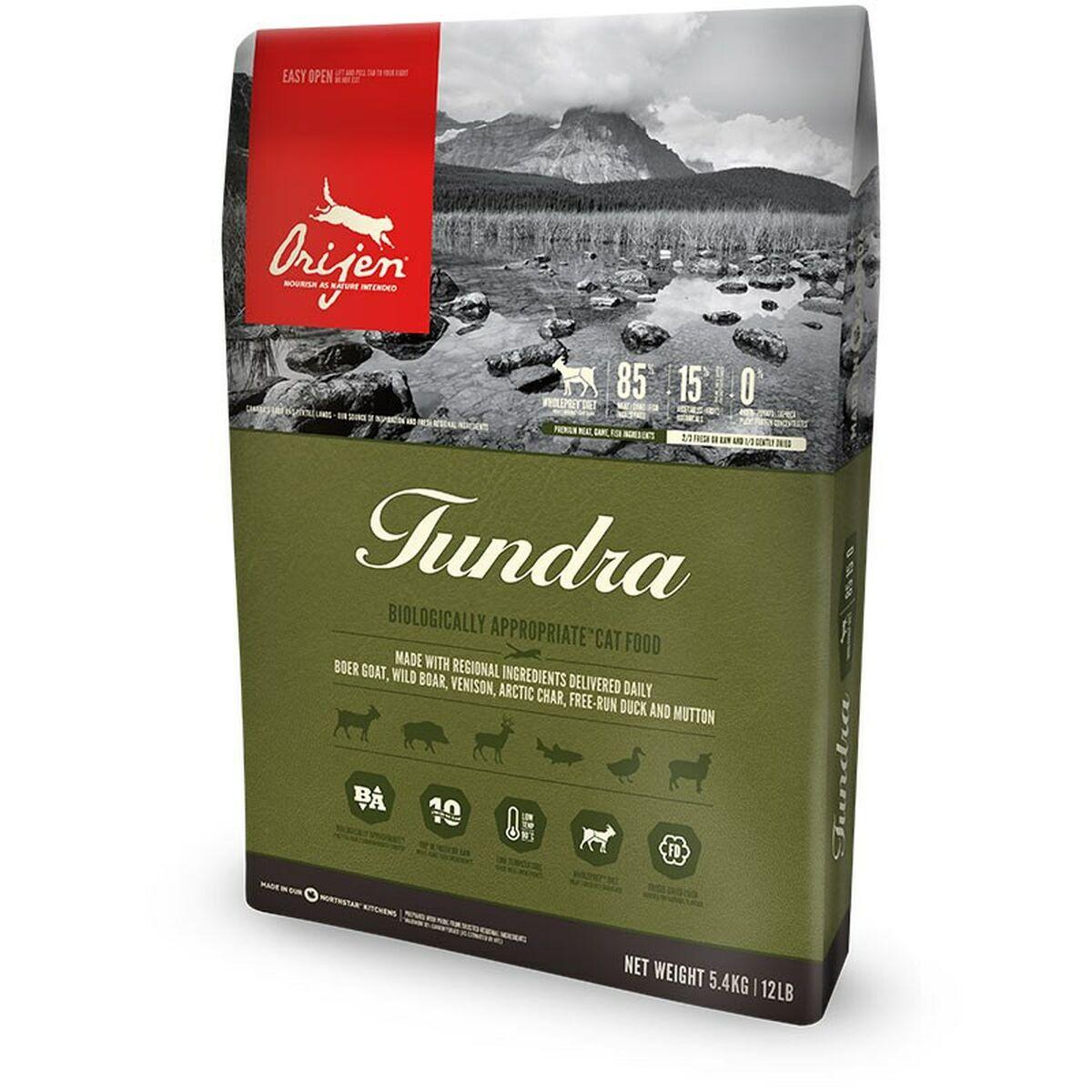 Comida para gato Orijen Tundra Adulto Pescado Ternera Pato Jabalí 1,8 kg