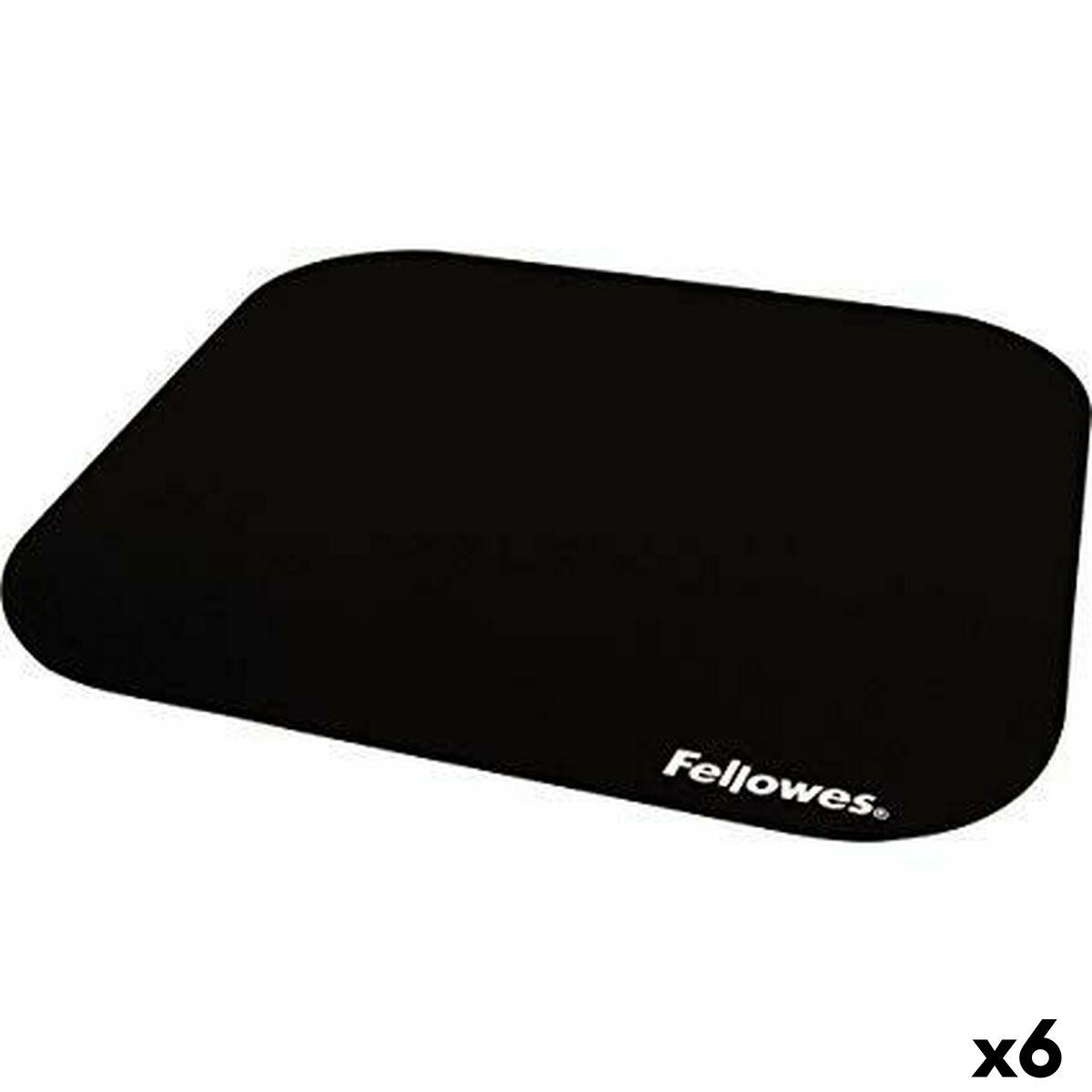 Alfombrilla Antideslizante Fellowes Negro Poliéster Caucho (6 Unidades)