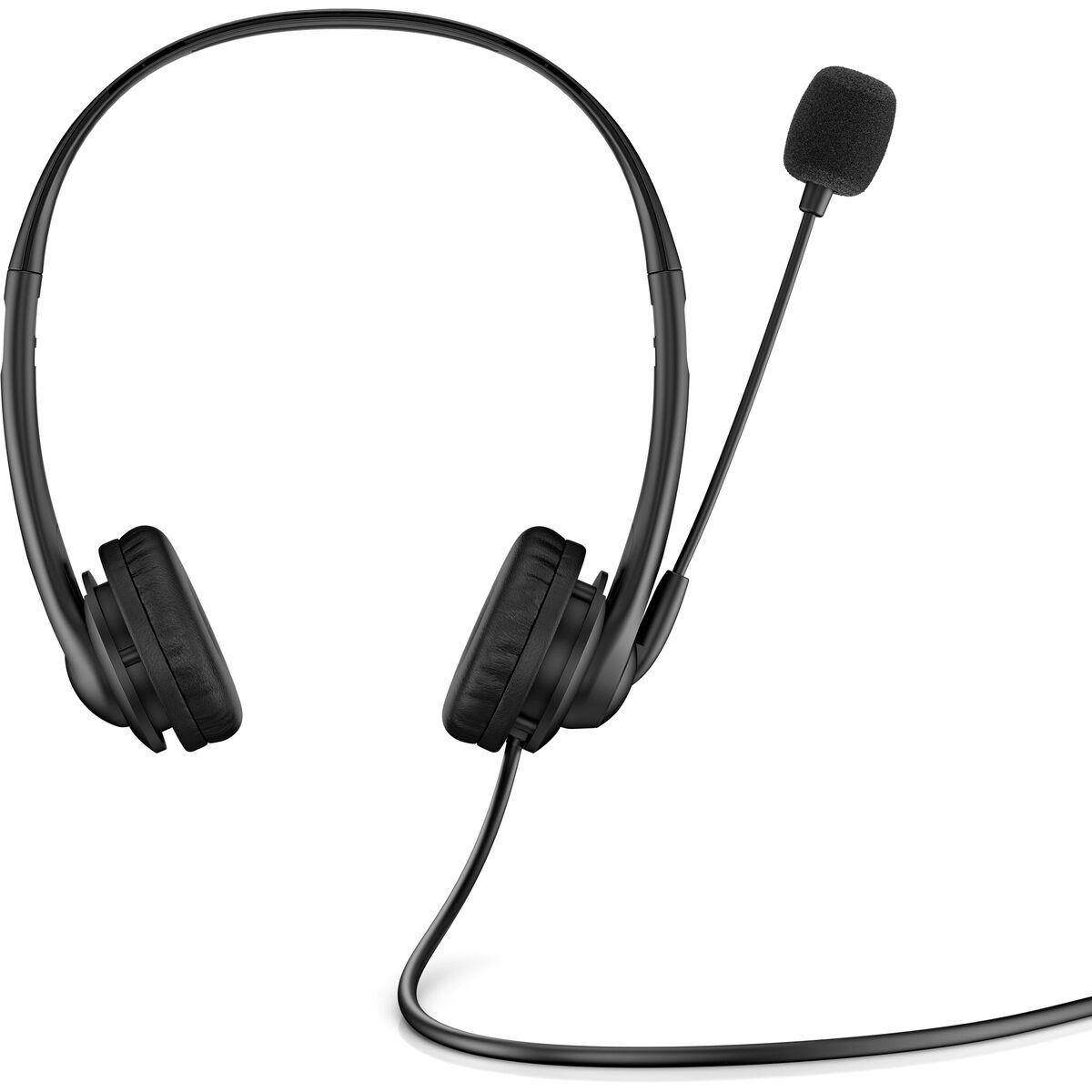 Auriculares con Micrófono HP Wired USB Headset Negro