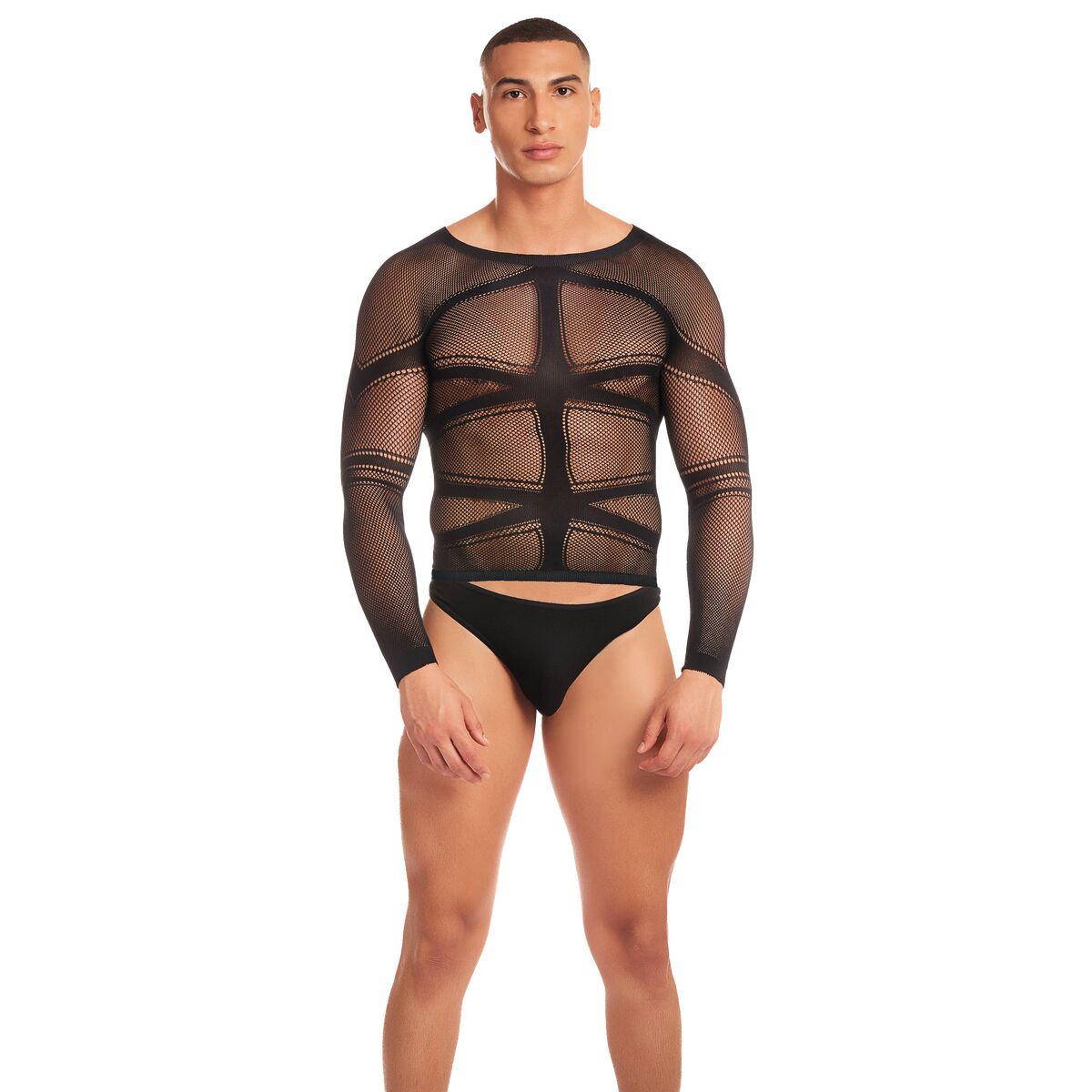 Disfraz Erótico Rainbow Party Negro L/XL