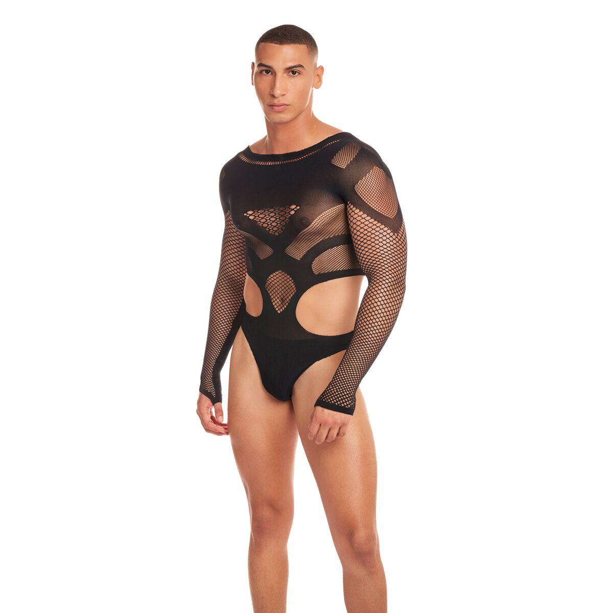 Disfraz Erótico Rainbow Party Negro L/XL