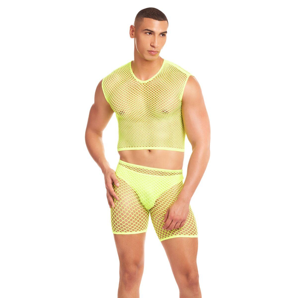 Disfraz Erótico Rainbow Party Amarillo S/M