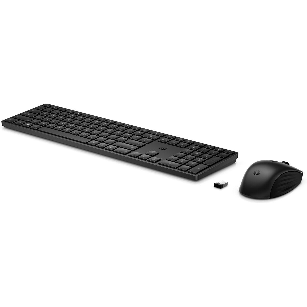 Teclado y Ratón HP 4R013AA Negro Inglés Qwerty US