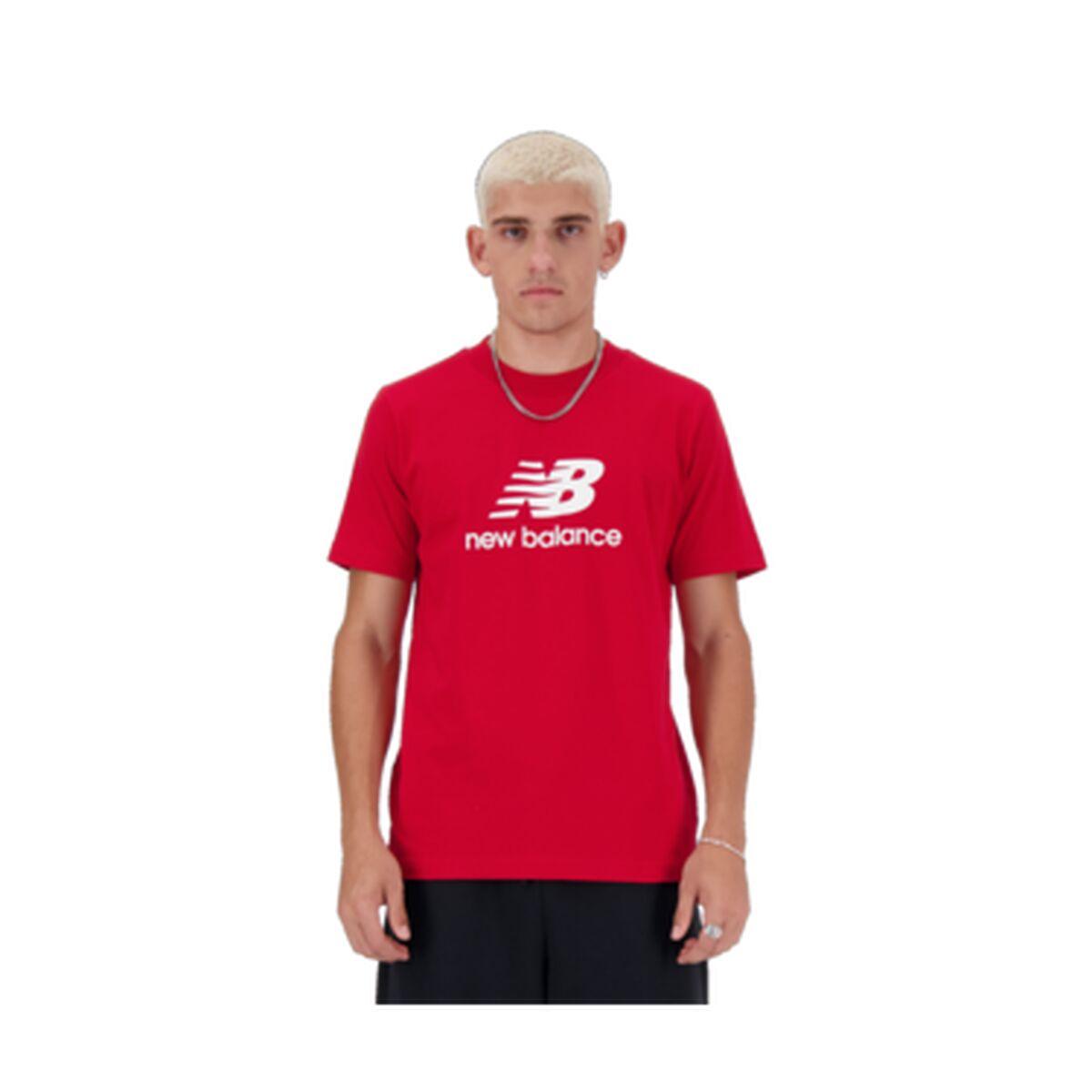Camiseta Deportiva de Manga Corta New Balance LOGO MT41502 TRE Rojo