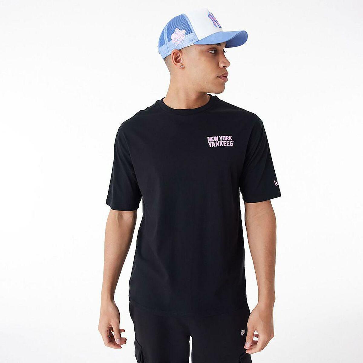 Camiseta Deportiva de Manga Corta New Era WORDMARK OS TEE NEYYAN 60435524 Negro