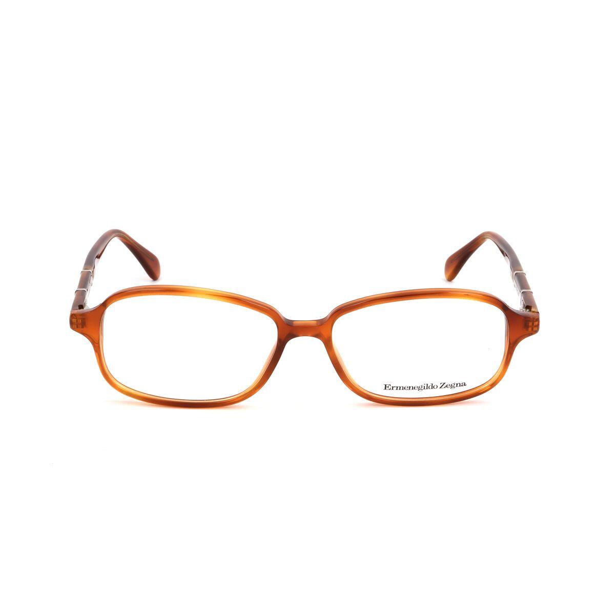 Montura de Gafas Unisex Ermenegildo Zegna Marrón Ø 52 mm
