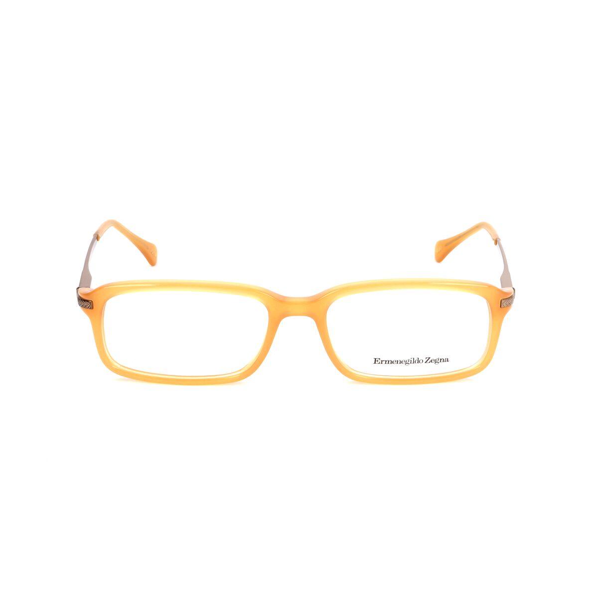 Montura de Gafas Hombre Ermenegildo Zegna Amarillo Ø 53 mm