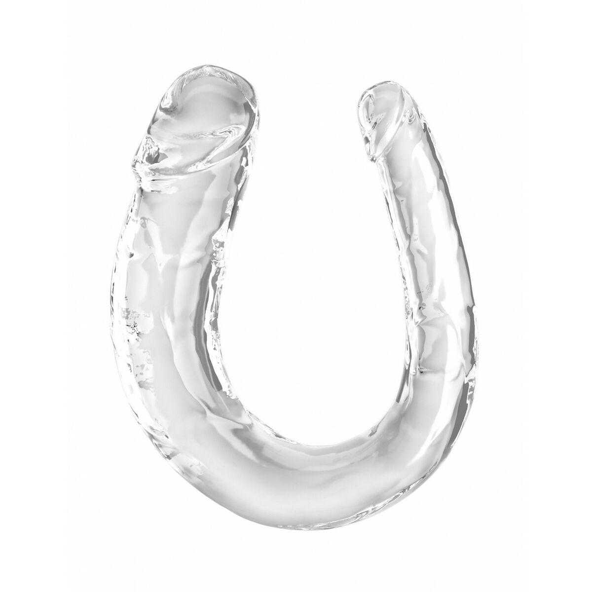 Consolador de Doble Penetración Pipedream - King Cock Transparente