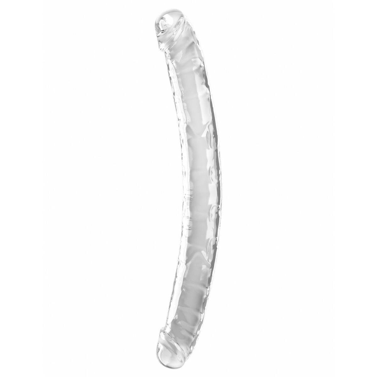 Consolador de Doble Penetración Pipedream - King Cock Transparente