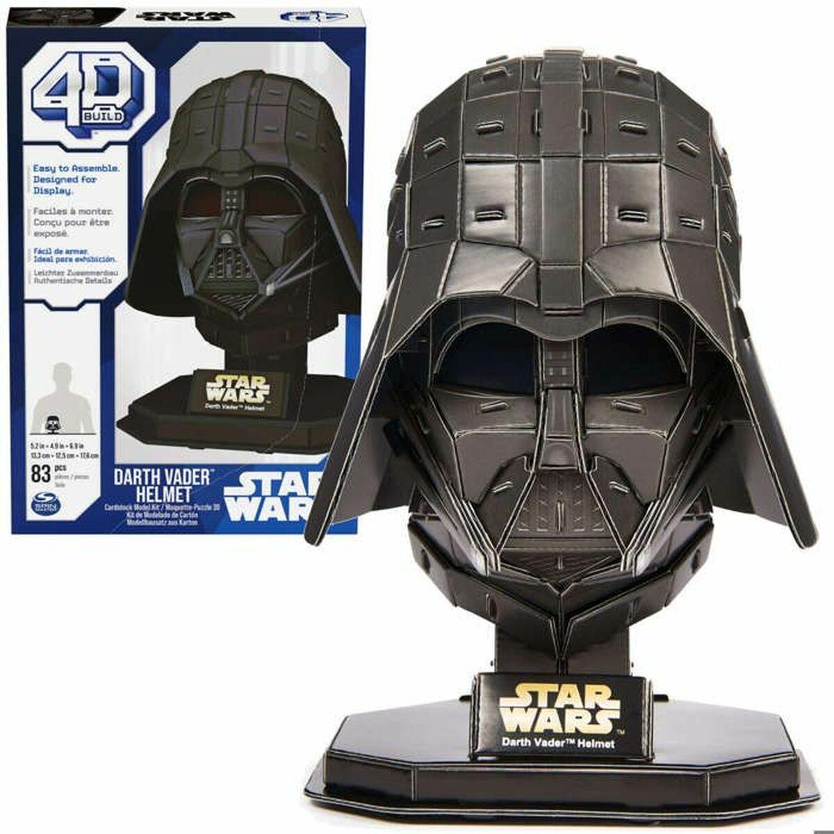 Puzzle 3D Spin Master Darth Vader Star Wars 23 x 15 x 4 cm 83 Piezas