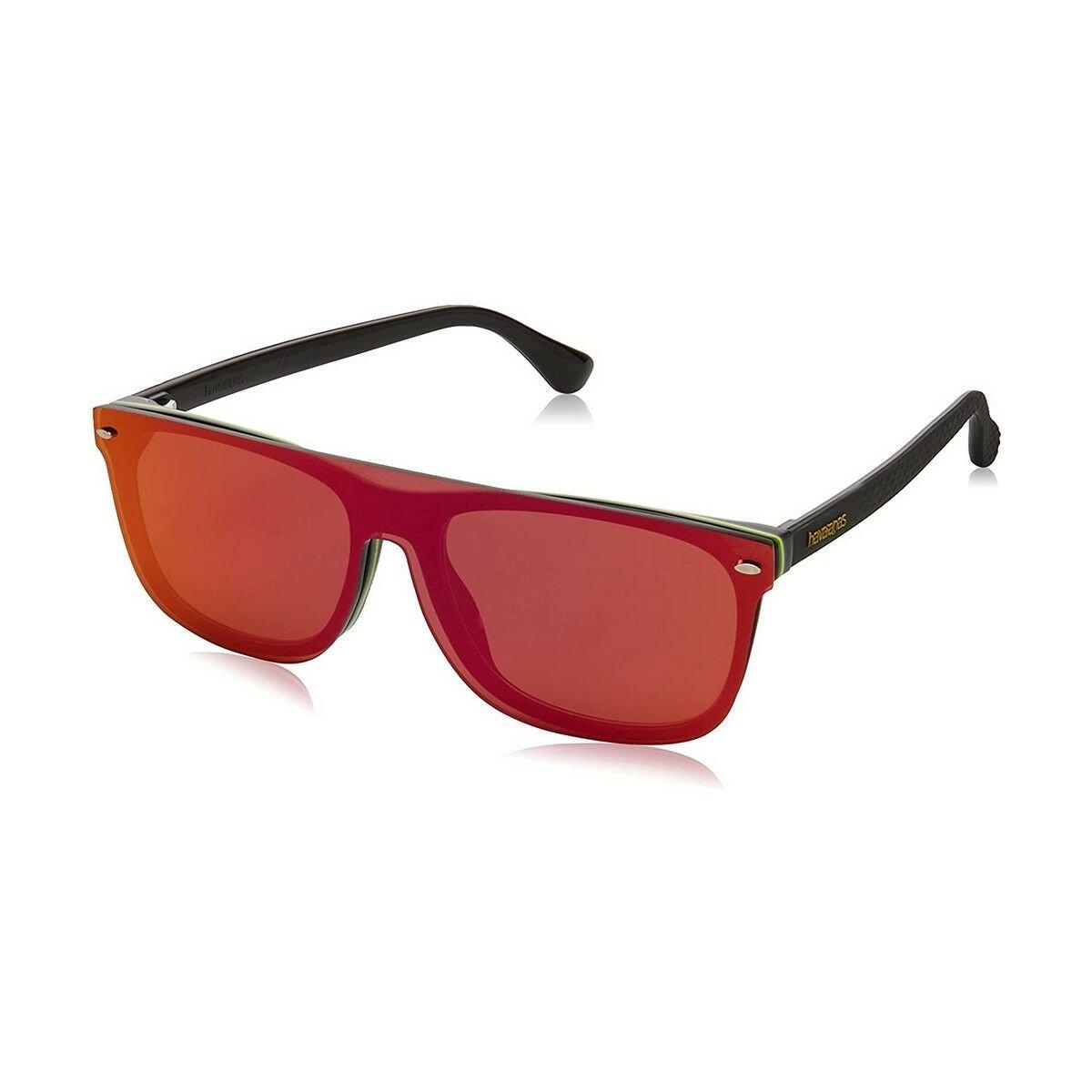 Montura de Gafas Hombre Havaianas Negro Rojo ø 54 mm