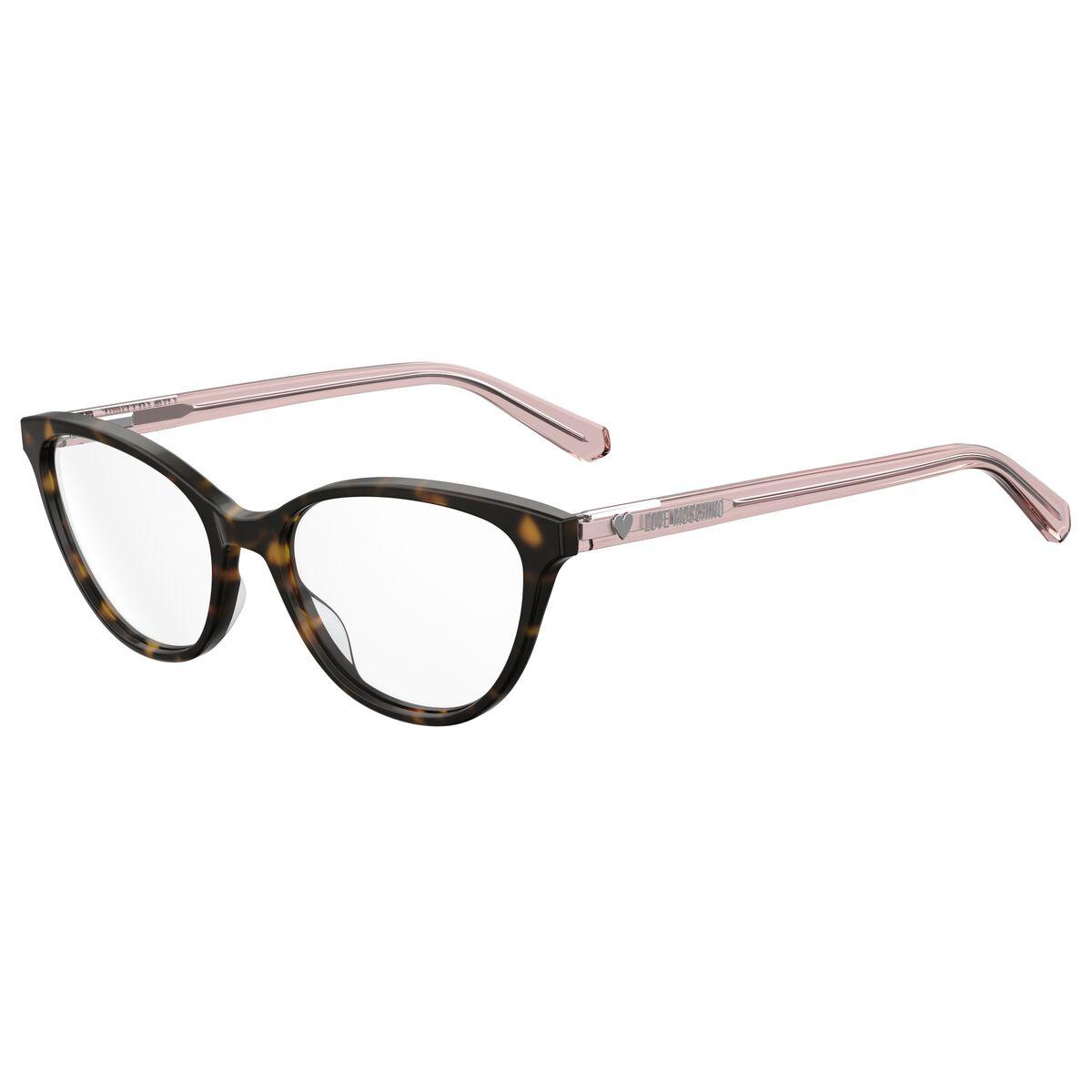 Montura de Gafas Infantil Love Moschino Marrón Ø 49 mm