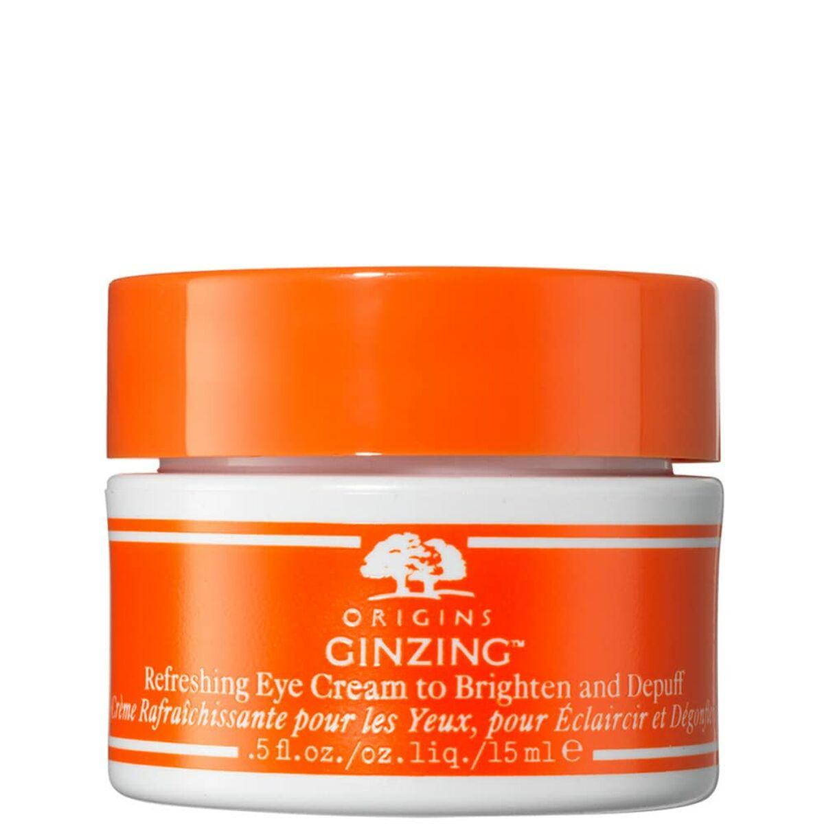 Crema para el Contorno de Ojos Origins Ginzing 15 ml Iluminador Suavizante